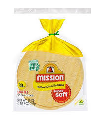 mission corn tortilla yellow 30ct