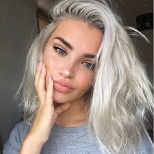 The brown tones are usually wheat or cappuccino. Hair Styles Silver Blonde Hair Beauty