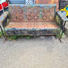 Vintage Metal Garden Glider Bunting