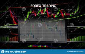 Forex Trading Forex Charts Graph Board Data On Desktop