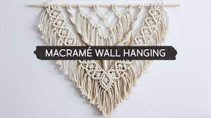 diy layered macramé wall hanging you