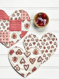 mug rug sewing tutorial valentine s
