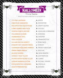 Movies and tv can you match 100% of these secondary characters to their 90s tv show? Halloween Trivia Print Lil Luna