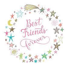 best friends forever vector images