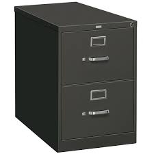 charcoal two drawer filing cabinet