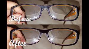 remove scratches on your eye glasses