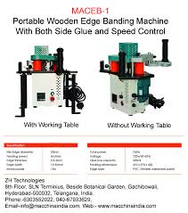 portable wood edge banding machine