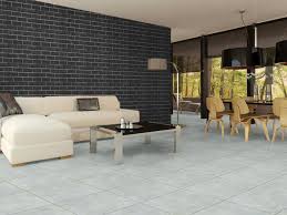 ehg brick glossy black floor tiles