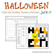 Halloween Counting Greater Than Less Than Color By Number