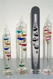 Glass Galileo Thermometer With