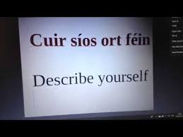 How To Describe Your Personality In Irish Gaelic Youtube