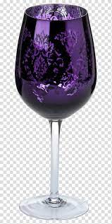 Wine Glass Purple Color Violet Purple