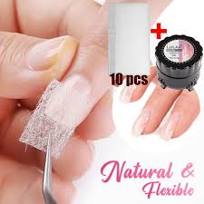 nail art non woven silk fibergl gel