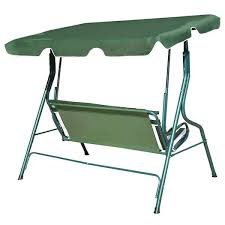 Costway 3 Person Green Steel Frame