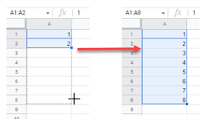 auto number rows in a column excel