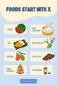 33 foods that start with x x