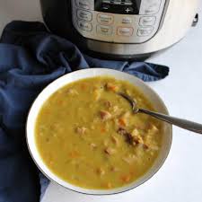 instant pot split pea soup cooking