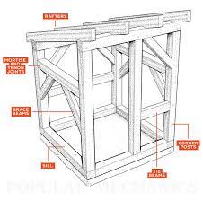 how to build a timber frame shed