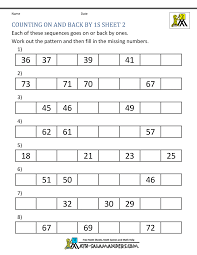 Maths worksheets ks2 worksheets free printable uk. Mathheets Printable Count On Back By 1s Marvelous Maths Free Year Uk Kids For Gradeksheets Ks1 Number Math Kindergarten Samsfriedchickenanddonuts