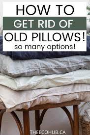 how to dispose of your old pillows