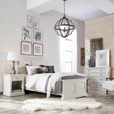 Shop for 5 piece modern bedroom set online at target. Homestyles Seaside Lodge 5 Piece Hand Rubbed White King Bedroom Set 5523 6023 The Home Depot