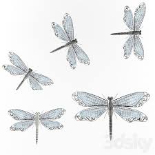 Metal Dragonfly Wall Décor Other