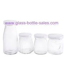 Glass Milk Bottle Glass Beverage Bottle