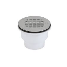 oatey 2 in pvc shower drain with round