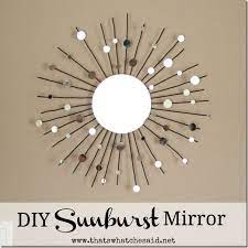 Diy Sunburst Mirror From A Candle