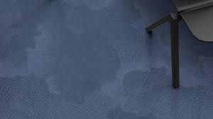 blue marine carpet and palette