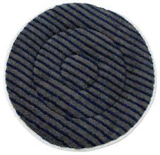 gray microfiber carpet bonnet with