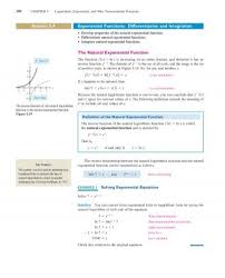 Natural Exponential Function