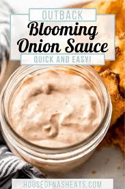 outback blooming onion sauce house of