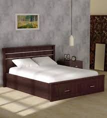Brown Wooden King Size Bed Weight 118