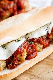 homemade turkey meatball subs a