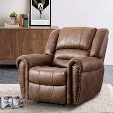 traditional leather recliner chair