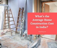 average home construction cost in india