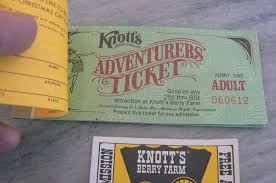knott s berry farm ticket book all 11
