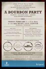 a bourbon party at the antiques