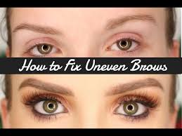 thick eyebrows fill them in naturally