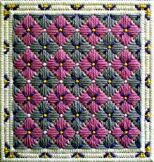 6 free bargello needlepoint patterns