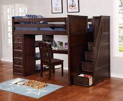 These loft bed with desk plans are from better homes and gardens australia. Resort Life Full Size Loft Bed With Desk In Washed Espresso Summerlin Collection