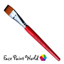 flat brush 1 inch by face paint world