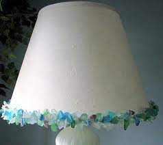 Sea Glass Crafts Antique Lamp Shades