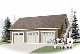 Some are on an angle to the house, and some with a bonus room above them. Our Best Garage Plans W Bonus Space And Loft Drummondhouseplan