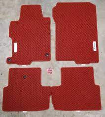 genuine honda red hfp carpet mats 2016