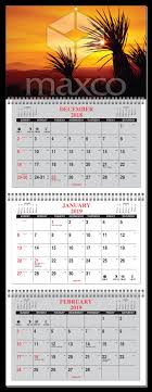 2020 3 Month Calendar At A Glance 4 Panel W Numbered Weeks