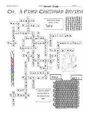 ch 4 fiber evidence crossword puzzle