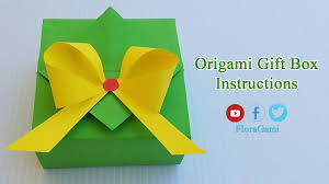 how to make paper gift box origami gift box with lid instructions ideas