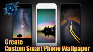 Spread the custom wallpaper love on your iphone or android device. Design Custom Smart Phone Wallpaper Photoshop Cc Youtube